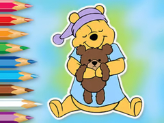 Juego Coloring Book: Winnie With Toy Bear