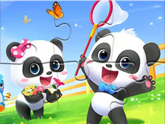 Juego Jigsaw Puzzle: Baby Panda Spring Outing