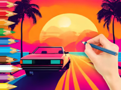 Juego Coloring Book: Sunset Driving