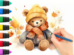 Juego Coloring Book: Autumn Bear