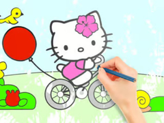 Juego Coloring Book: Hello Kitty Cycling