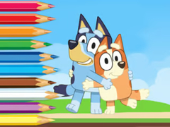 Juego Coloring Book: Bluey And Bingo Holiday
