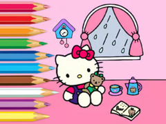 Juego Coloring Book: Hello Kitty Rainy Day
