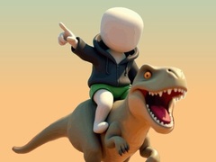 Juego Stickman. Dinosaur Arena