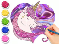 Juego Coloring Book: Glowing Unicorn