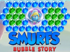 Juego Smurfs Bubble Story