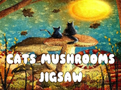 Juego Cats Mushrooms Jigsaw