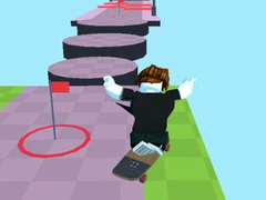 Juego Obby: Skateboard Race