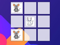 Juego Tic-tac-toe Mouse Vs Cat