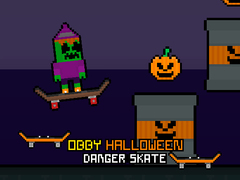 Juego Obby Halloween Danger Skate