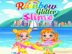 Juego Rainbow Glitter Slime
