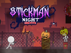 Juego Stickman Night Survive