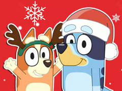 Juego Jigsaw Puzzle: Bluey Christmas Gift