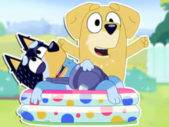 Juego Jigsaw Puzzle: Bluey Dad Baby