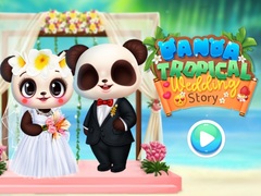 Juego Panda Tropical Wedding Story