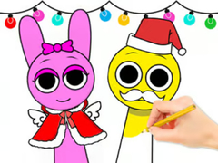 Juego Coloring Book: Sprunki Christmas