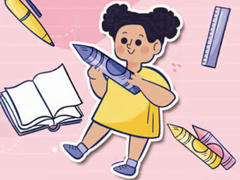 Juego Kids Quiz: Stationery Story