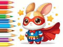 Juego Coloring Book: Super Rabbit