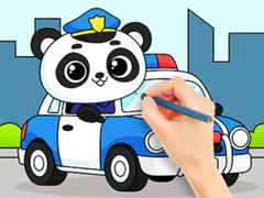 Juego Coloring Book: Police Panda