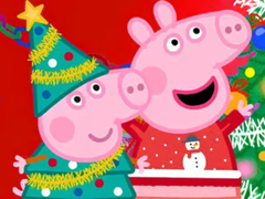 Juego Jigsaw Puzzle: Peppa Pig Christmas Preparation