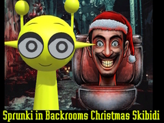 Juego Sprunki in Backrooms Christmas Skibidi 
