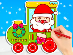 Juego Coloring Book: Christmas Train