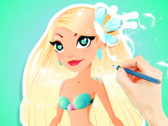 Juego Coloring Book: Aqua Mermaid