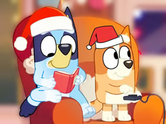 Juego Jigsaw Puzzle: Bluey Christmas Party