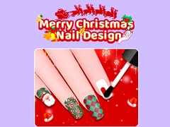 Juego Merry Christmas Nail Design