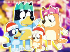 Juego Jigsaw Puzzle: Bluey Family Xmas Eve