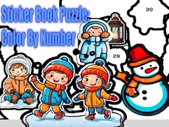 Juego Sticker Book Puzzle: Color By Number