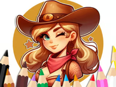 Juego Coloring Book: Cowgirl