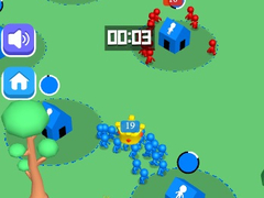 Juego Giant Crowd Io House Capture