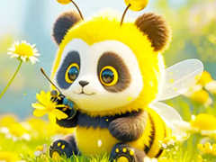 Juego Jigsaw Puzzle: Panda Bee