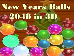 Juego New Years Balls 2048 in 3D