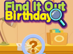 Juego Find It Out Birthday