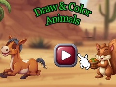 Juego Draw & Color Animals