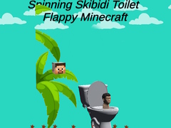 Juego Spinning Skibidi Toilet Flappy Minecraft