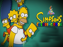 Juego Back To School Simpsons Coloring Book