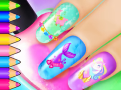 Juego Coloring Book: Nail Art Salon