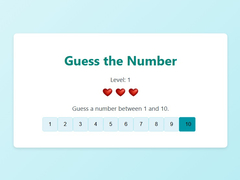 Juego Guess The Number