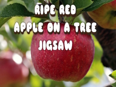 Juego Ripe Red Apple on a Tree Jigsaw