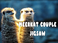 Juego Meerkat Couple Jigsaw