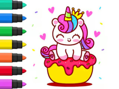 Juego Coloring Book: Unicorn Cupcake