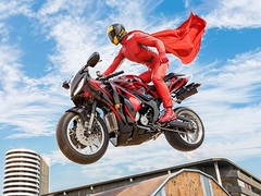 Juego Real Motorbike Super Hero Stunt 3D