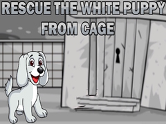 Juego Rescue the White Puppy from Cage