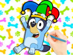 Juego Coloring Book: Clown Bluey