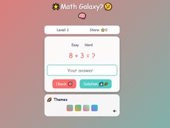 Juego Math Galaxy