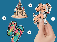 Juego Sticker Book Puzzle Color By Number