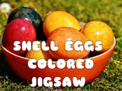 Juego Shell Eggs Colored Jigsaw